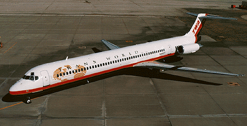 TWA MD-80